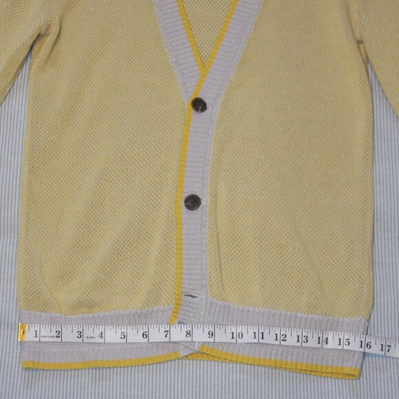 Armani Exchange cotton/linen cardigan medium - Picture 9 of 10